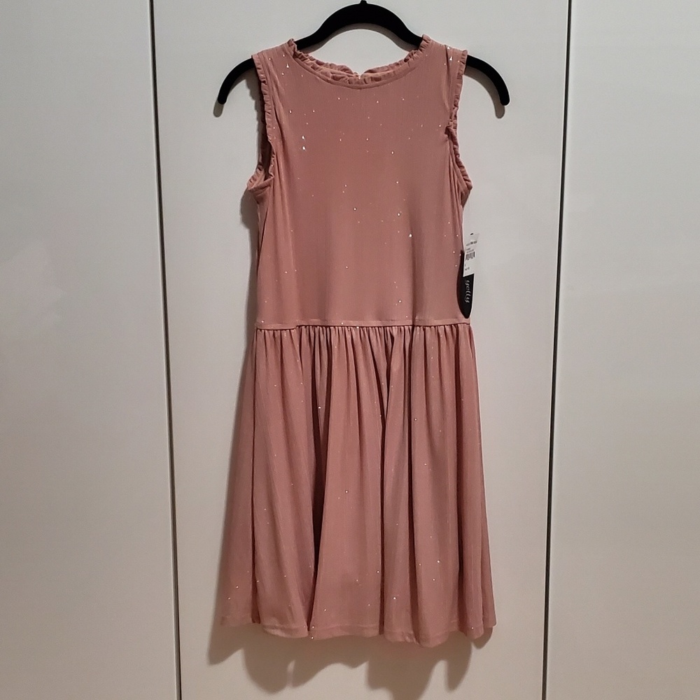 GIRLS BLUSH PINK DRESS